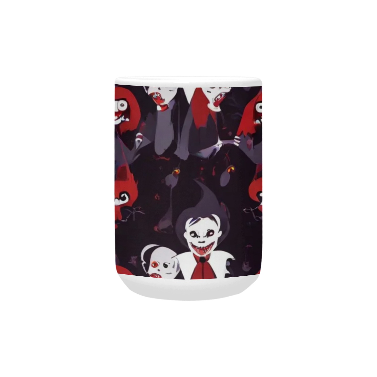 ghouls mug Custom Ceramic Mug (15oz) - Image 5
