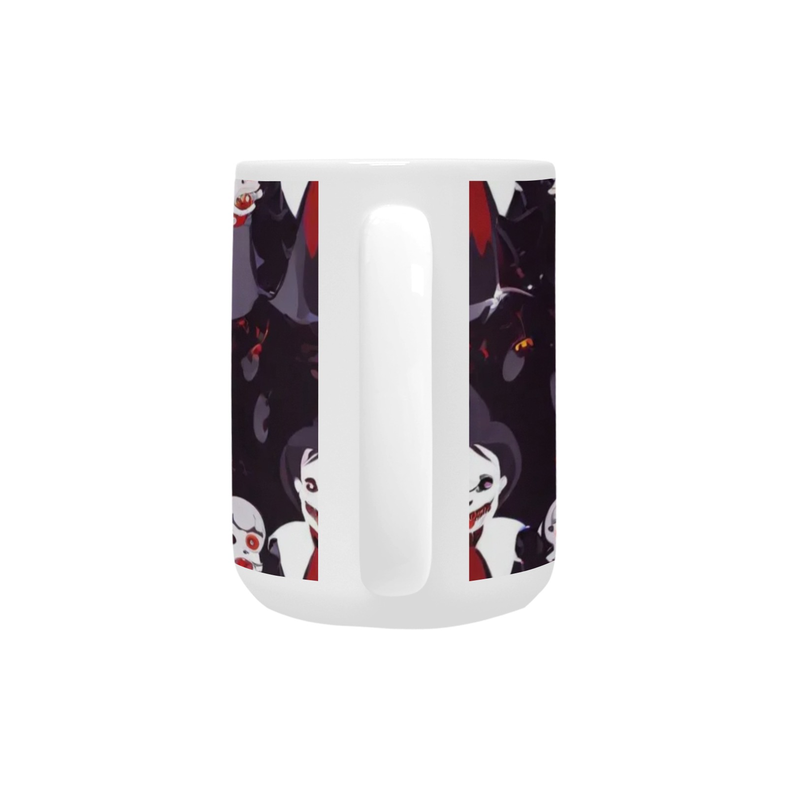 ghouls mug Custom Ceramic Mug (15oz) - Image 4