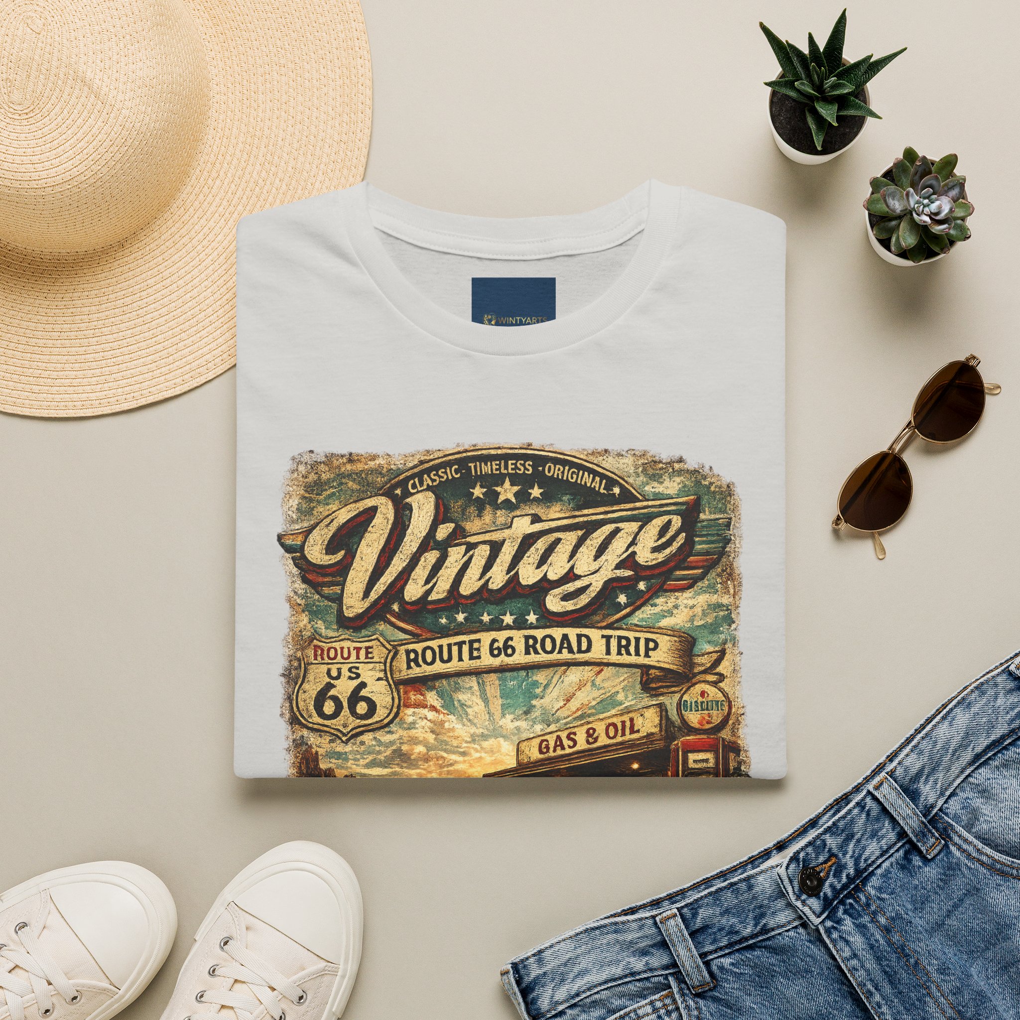 Route 66 T Shirt — Retro Route 66 Memories - Image 15