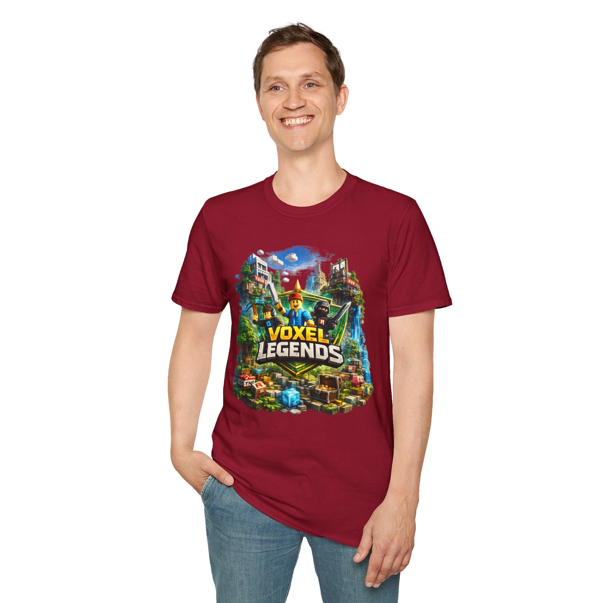 Voxel Legends T-Shirt — Block World Adventure - Image 6