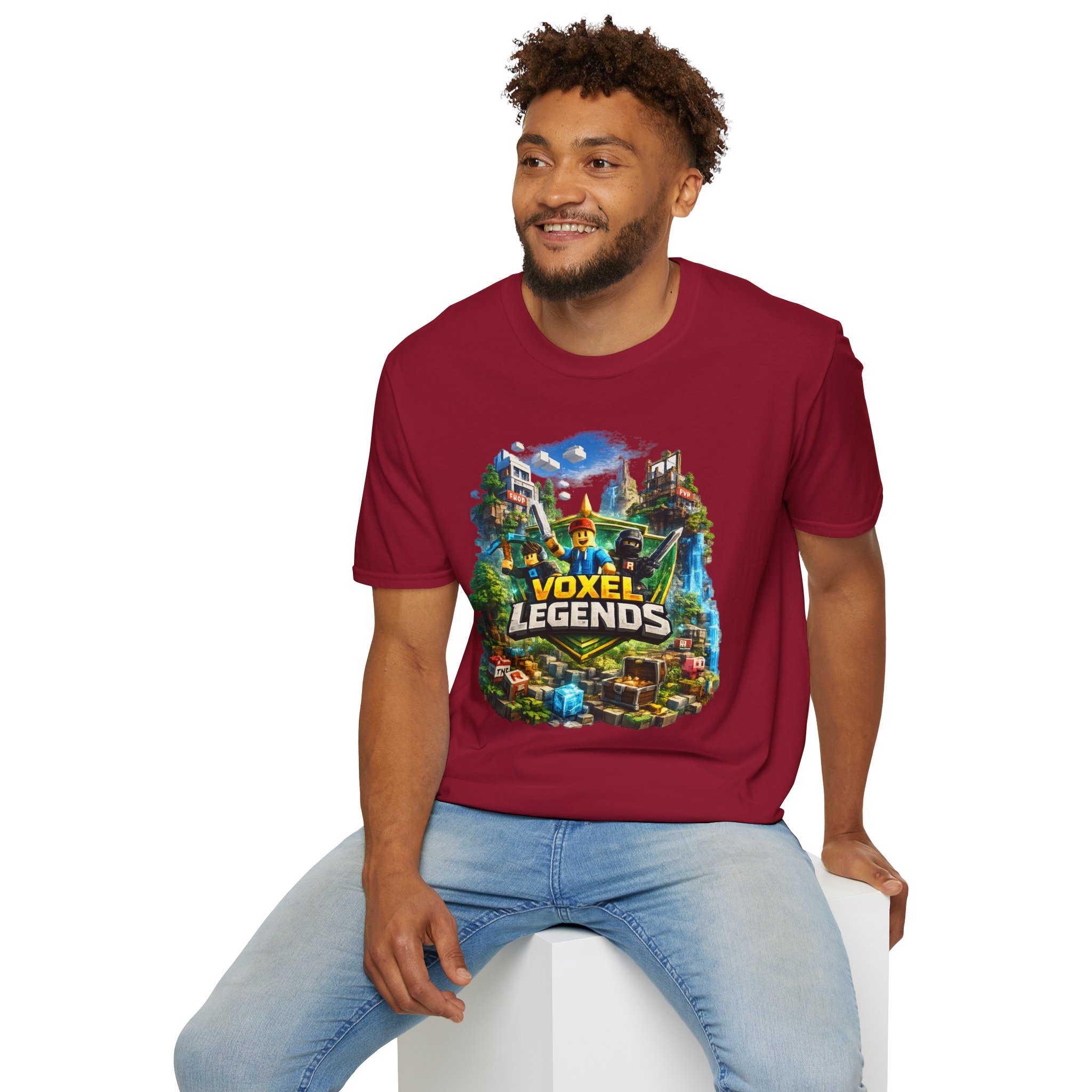 Voxel Legends T-Shirt — Block World Adventure - Image 9