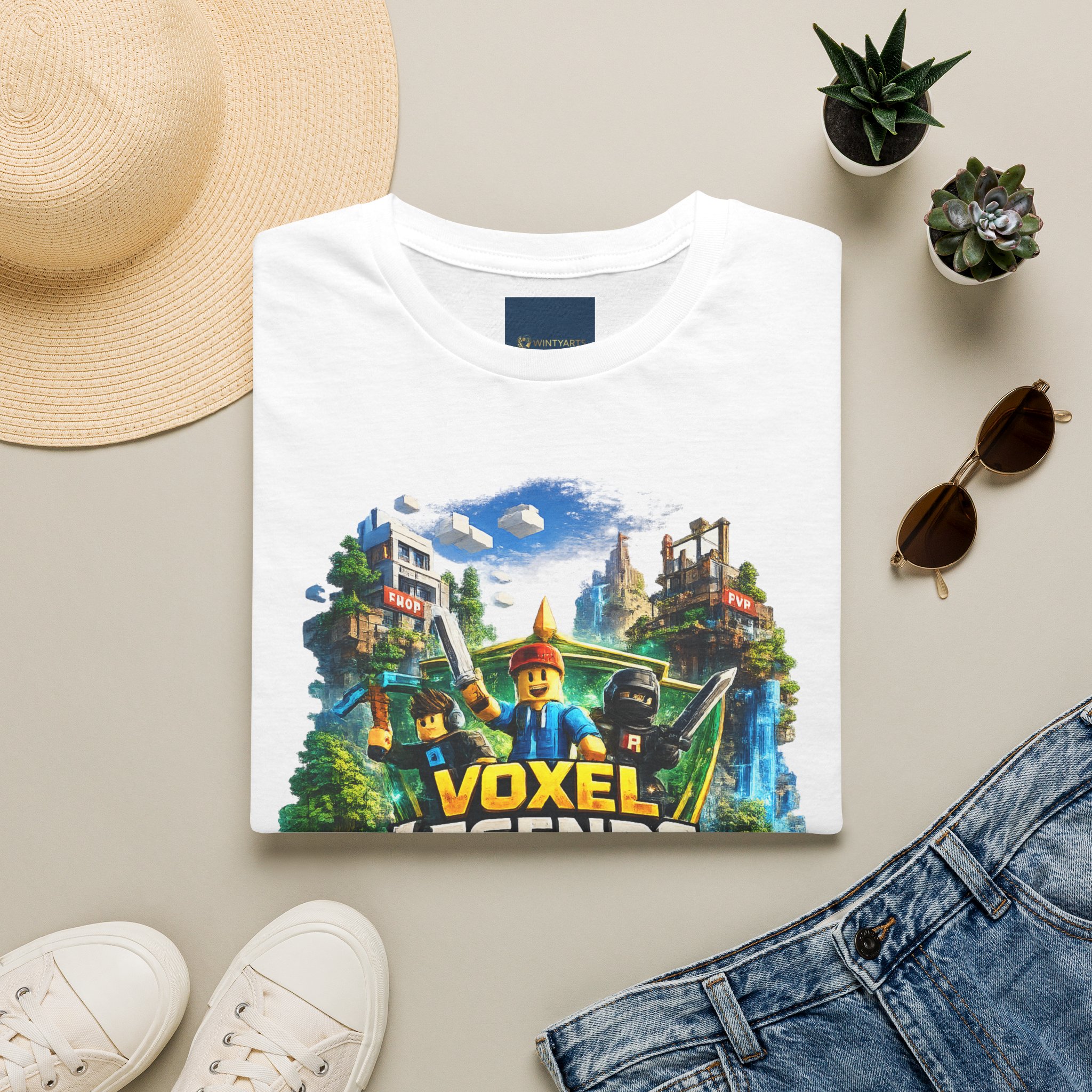 Voxel Legends T-Shirt — Block World Adventure - Image 11