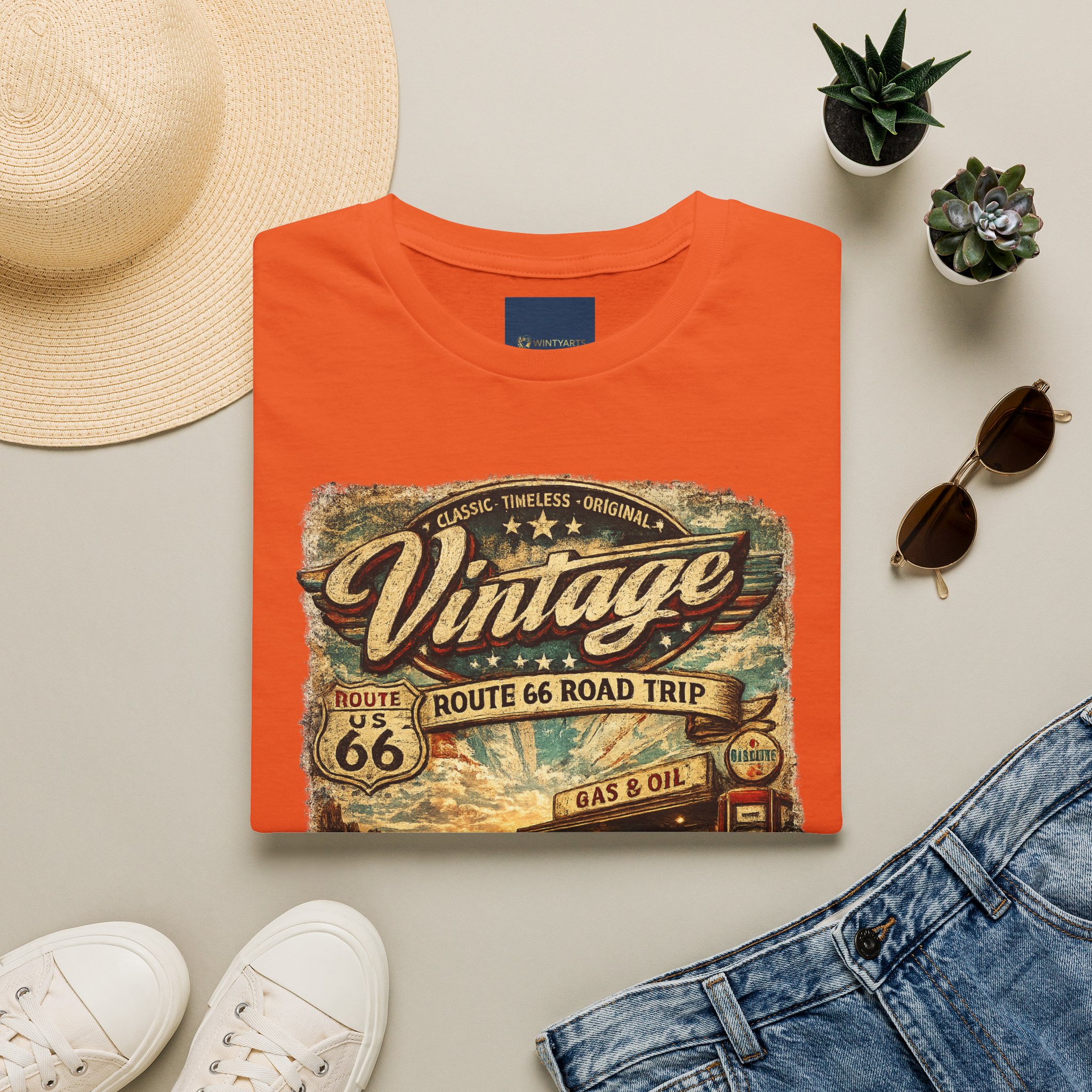 Route 66 T Shirt — Retro Route 66 Memories - Image 17