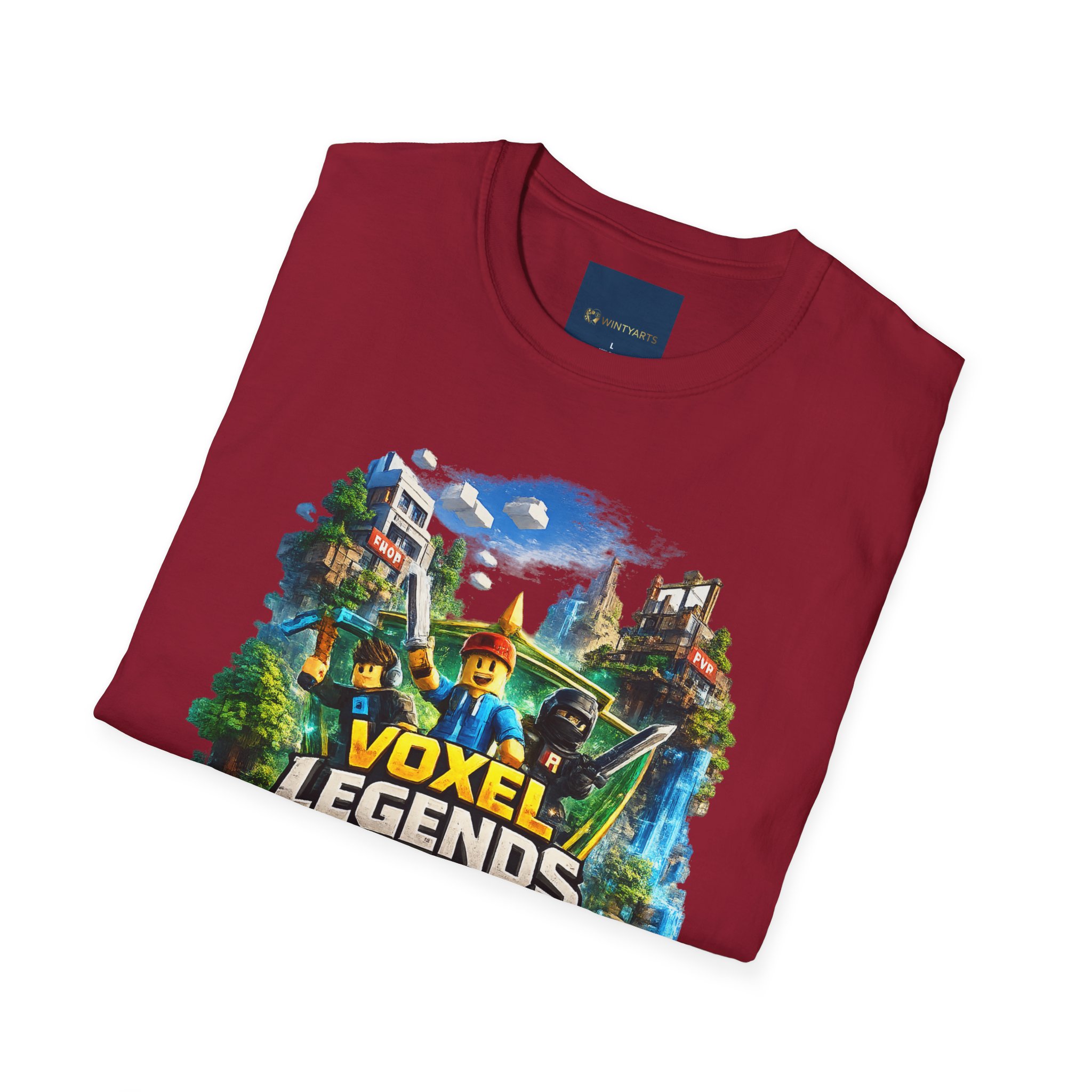 Voxel Legends T-Shirt — Block World Adventure - Image 5