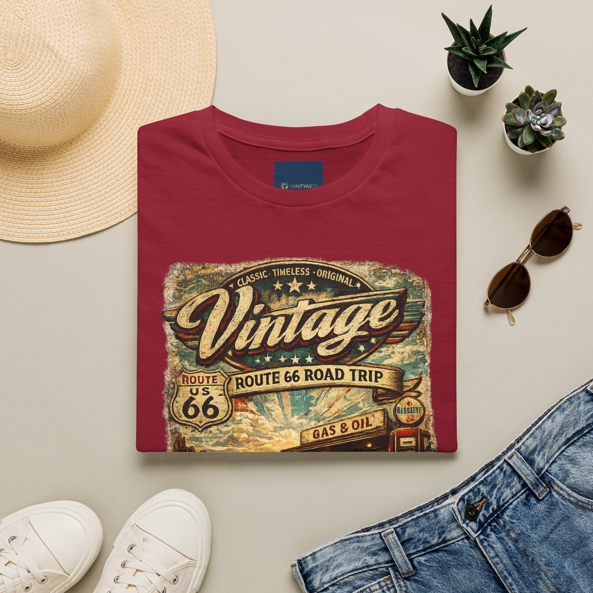 Route 66 T Shirt — Retro Route 66 Memories - Image 18