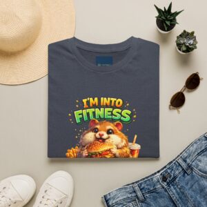 Fitness T-Shirt — I'm into fitness. Fitness whole burger in my mouth