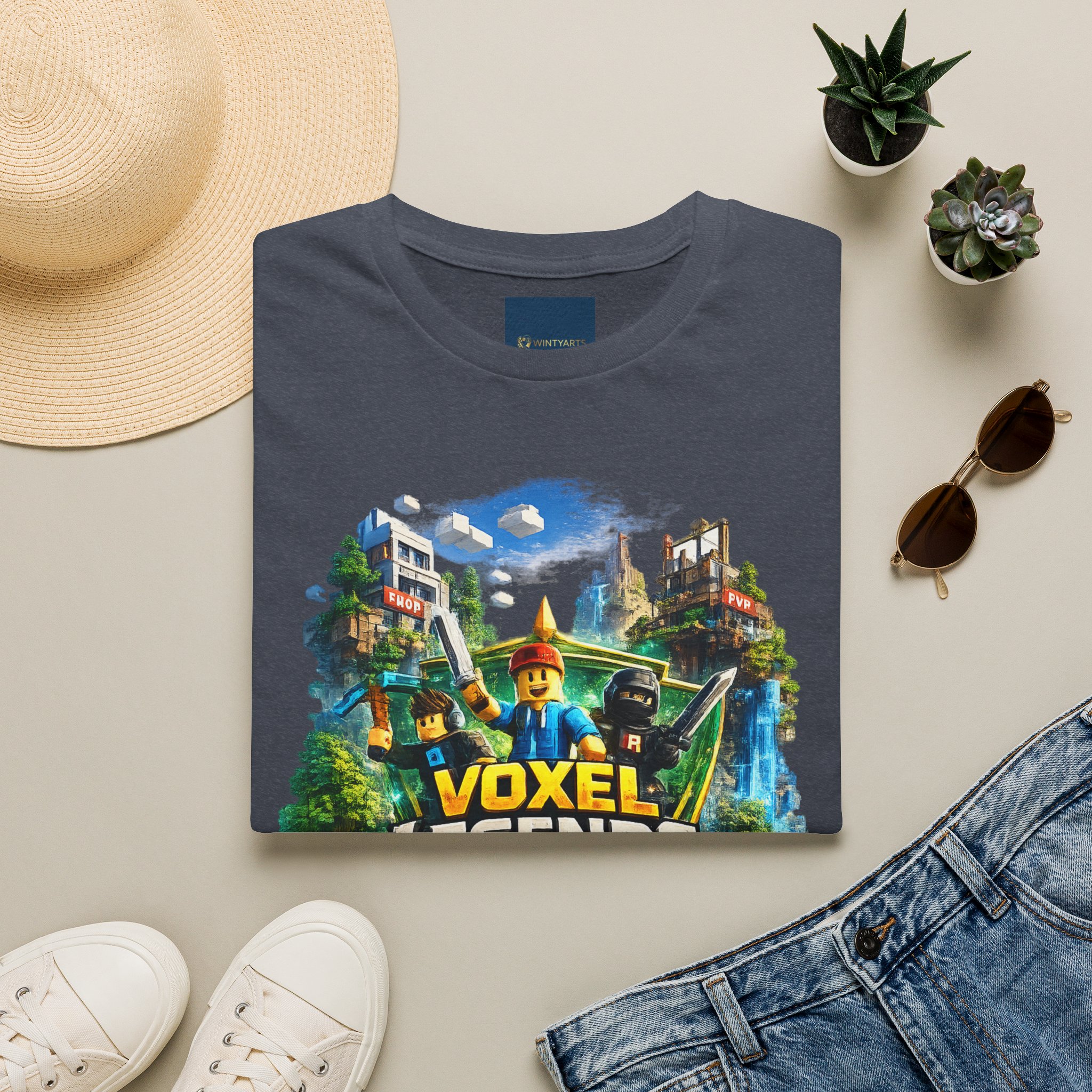 Voxel Legends T-Shirt — Block World Adventure - Image 13