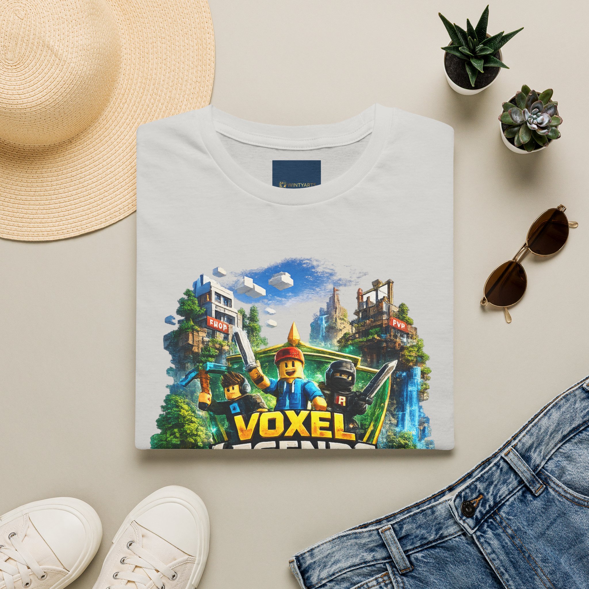 Voxel Legends T-Shirt — Block World Adventure - Image 16