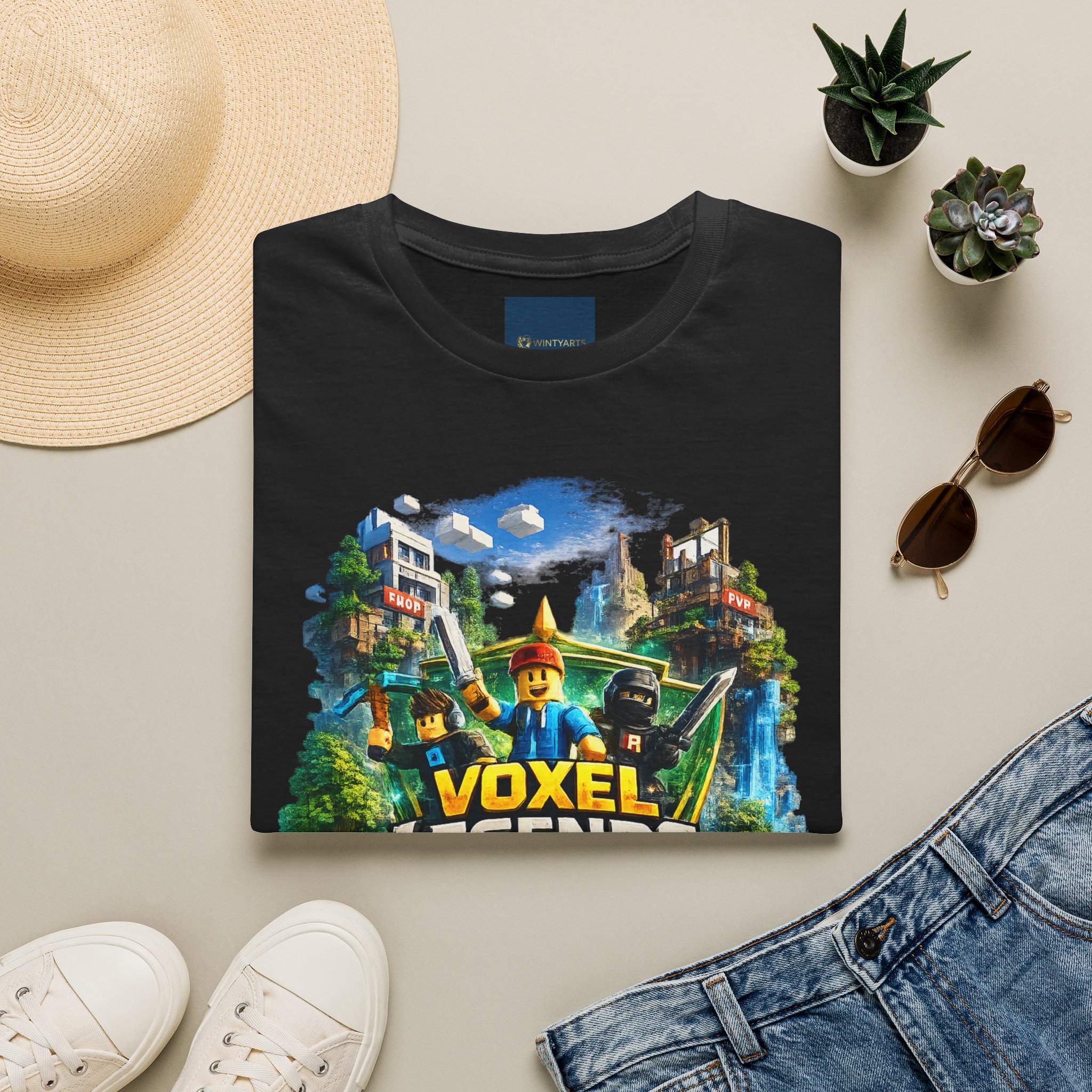 Voxel Legends T-Shirt — Block World Adventure - Image 14