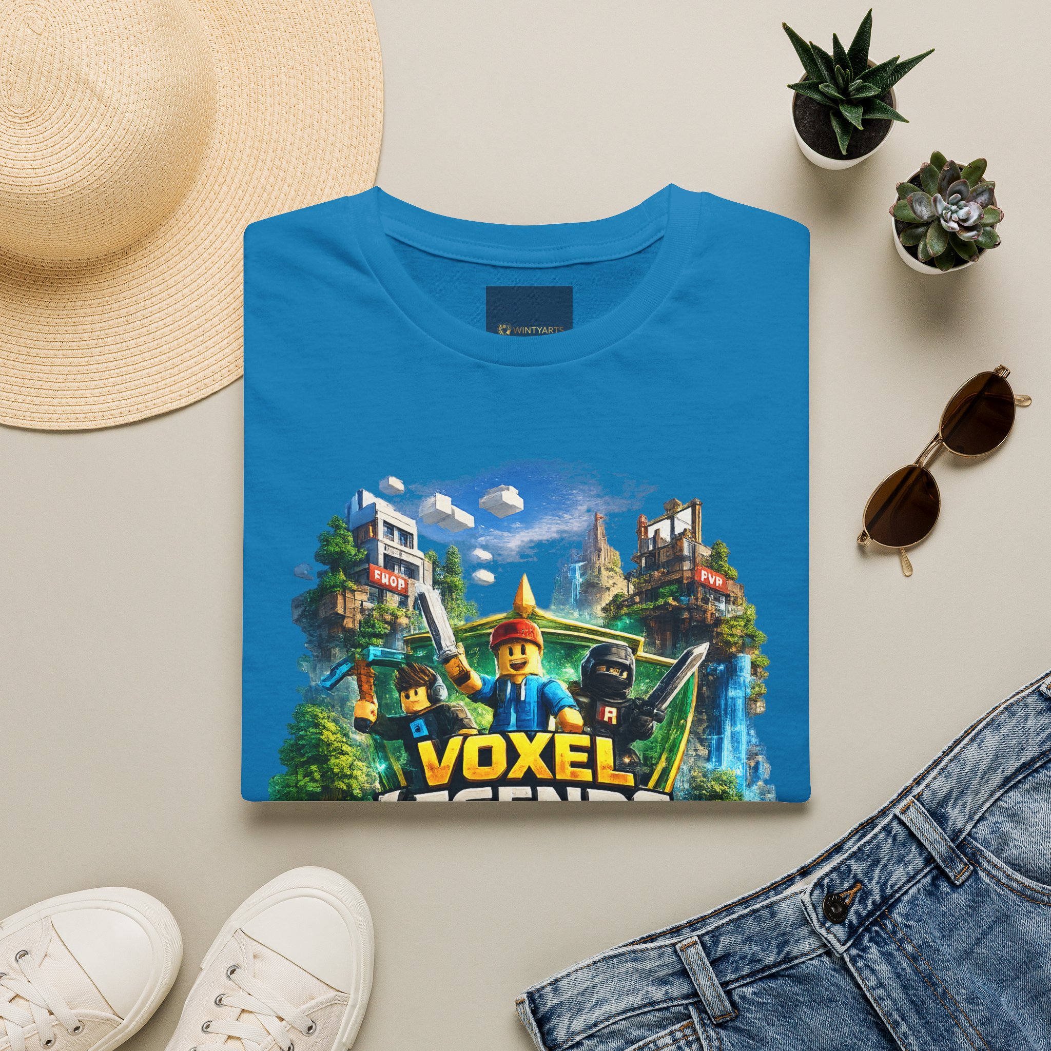 Voxel Legends T-Shirt — Block World Adventure - Image 17