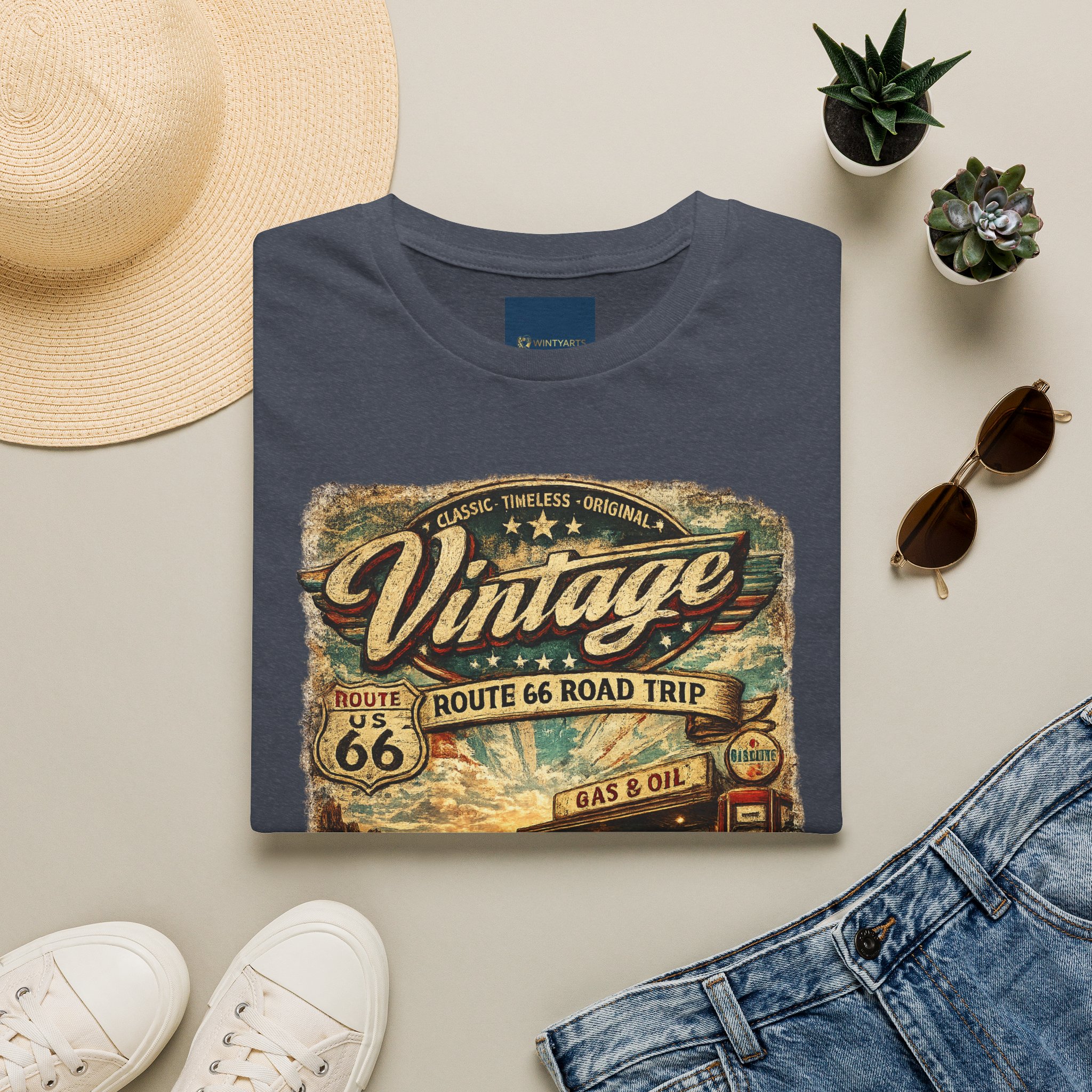 Route 66 T Shirt — Retro Route 66 Memories - Image 12