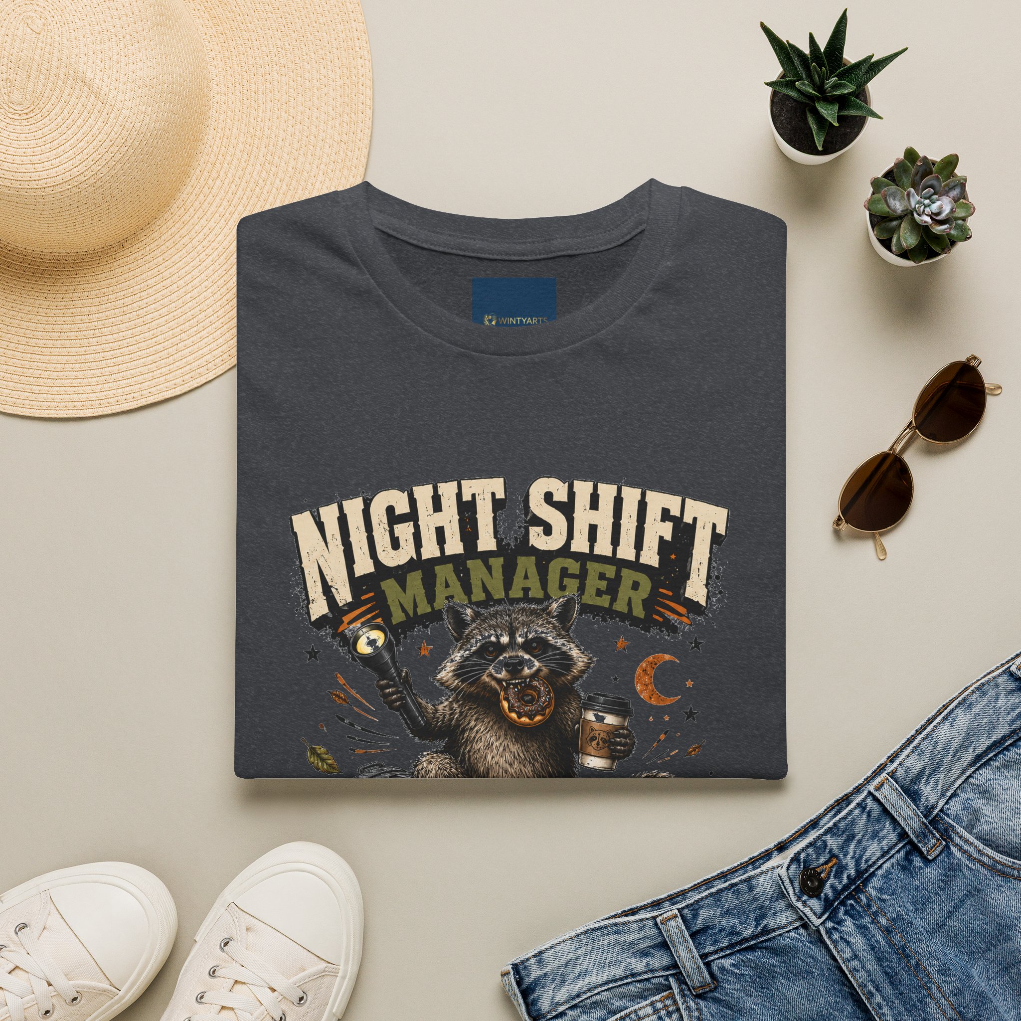 Night Shift Manager T-Shirt — Night shift manager quality control since 2 am - Image 22