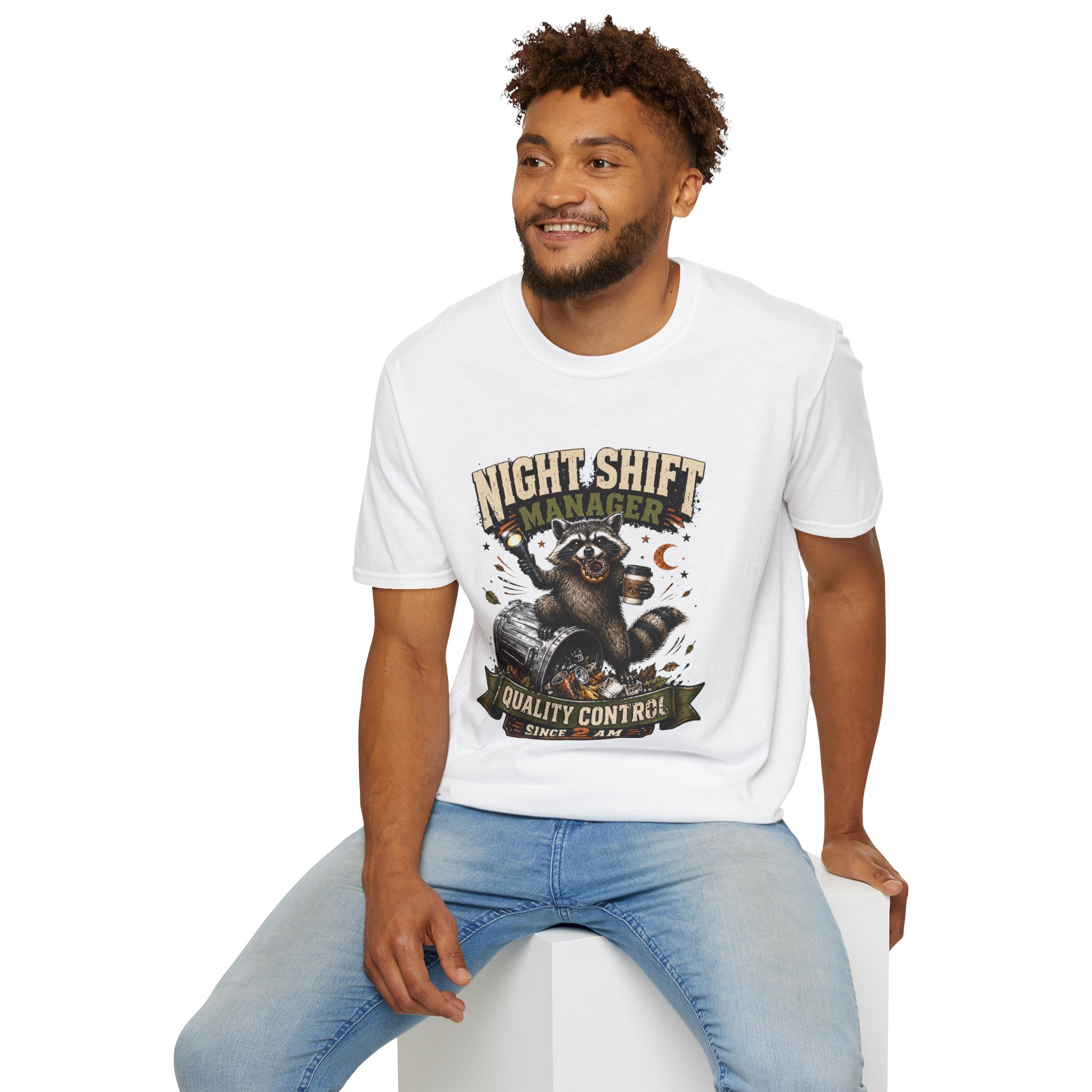 Night Shift Manager T-Shirt — Night shift manager quality control since 2 am - Image 9