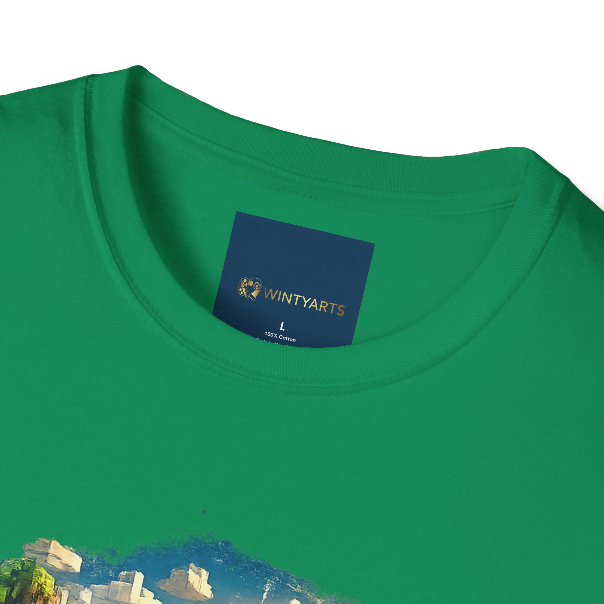 Block World Gamer T-Shirt — Block-world exploration and crafting aesthetic - Image 4