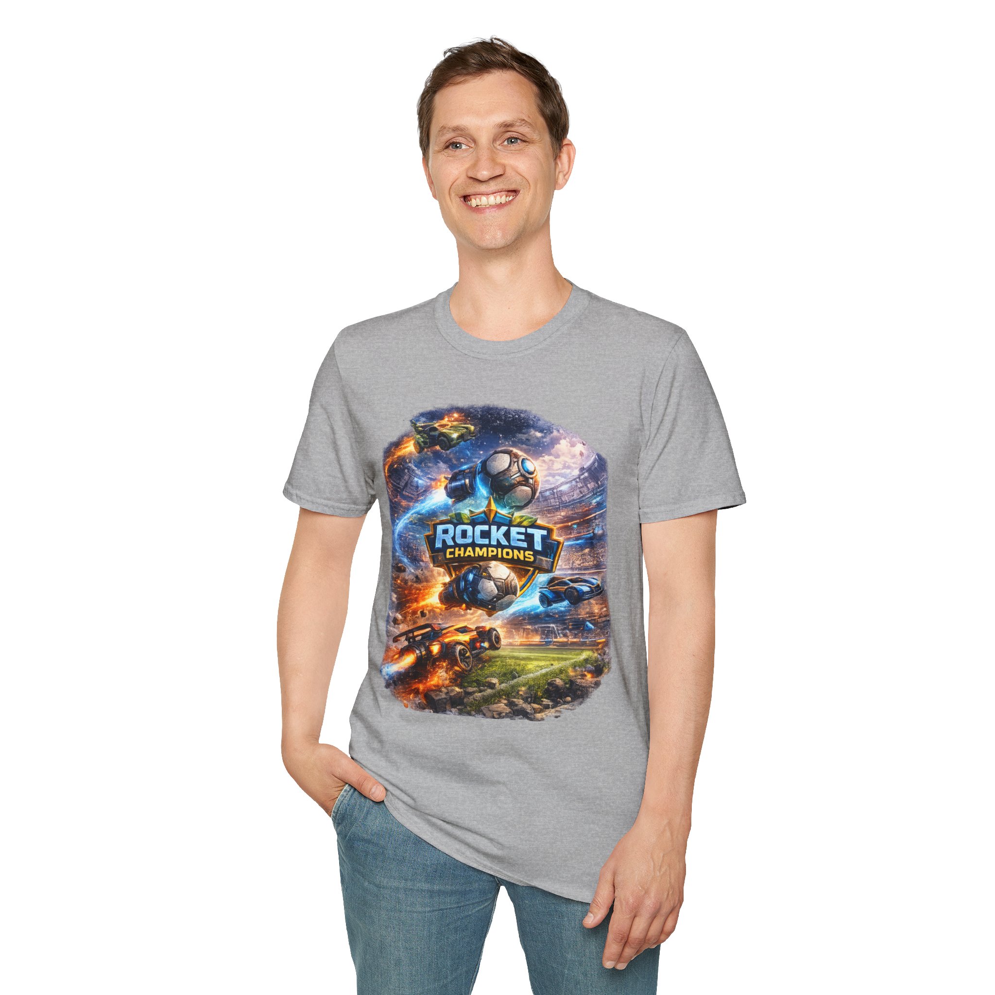 Rocket Champions T Shirt — Rocket Champions Arena Showdown - Image 6