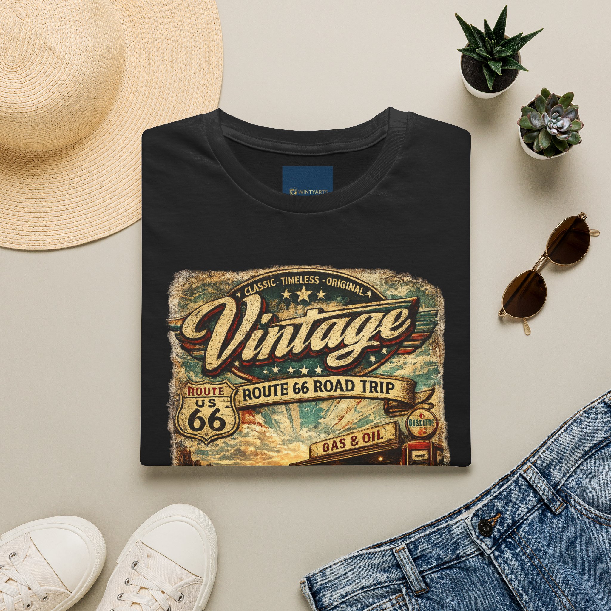 Route 66 T Shirt — Retro Route 66 Memories - Image 13