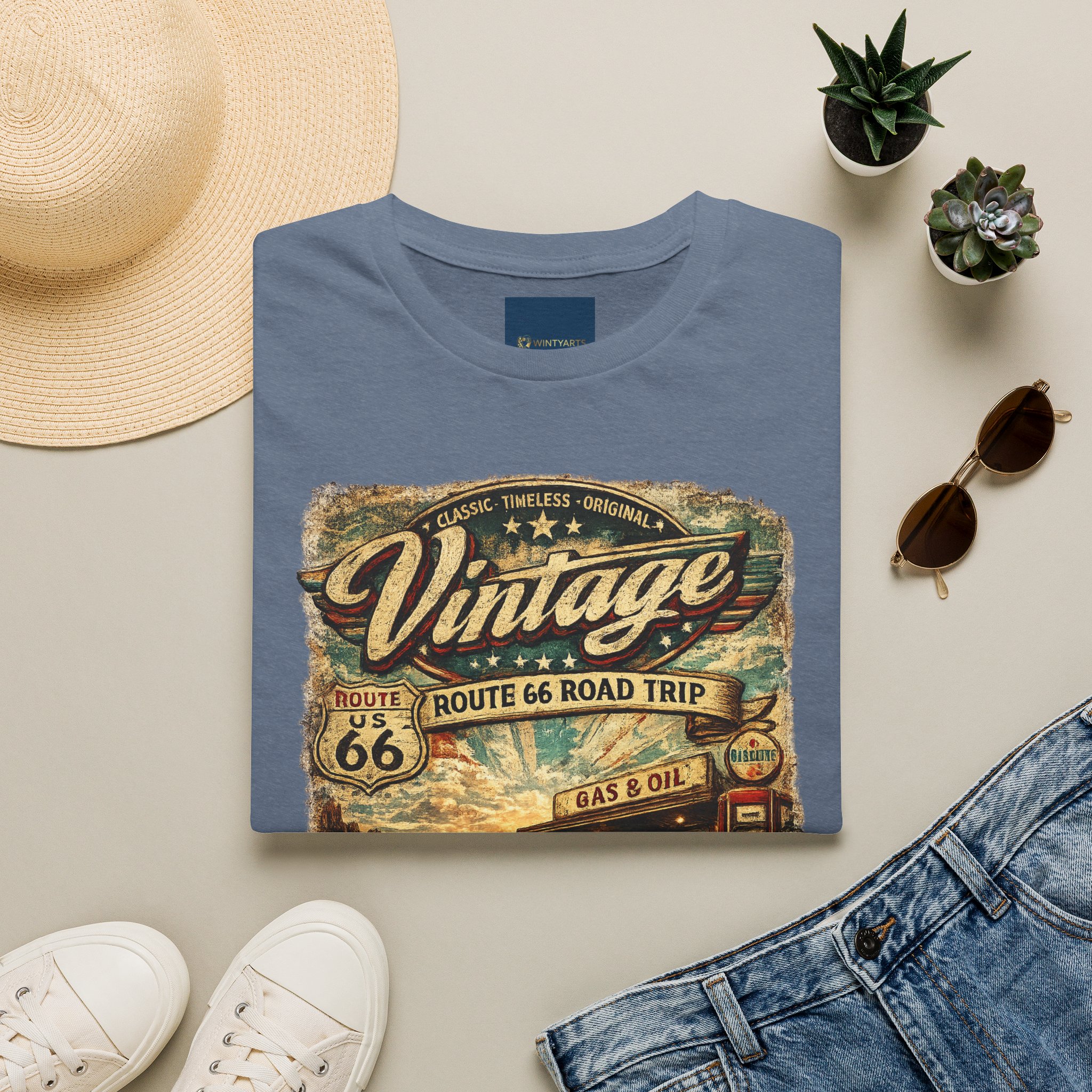 Route 66 T Shirt — Retro Route 66 Memories - Image 14