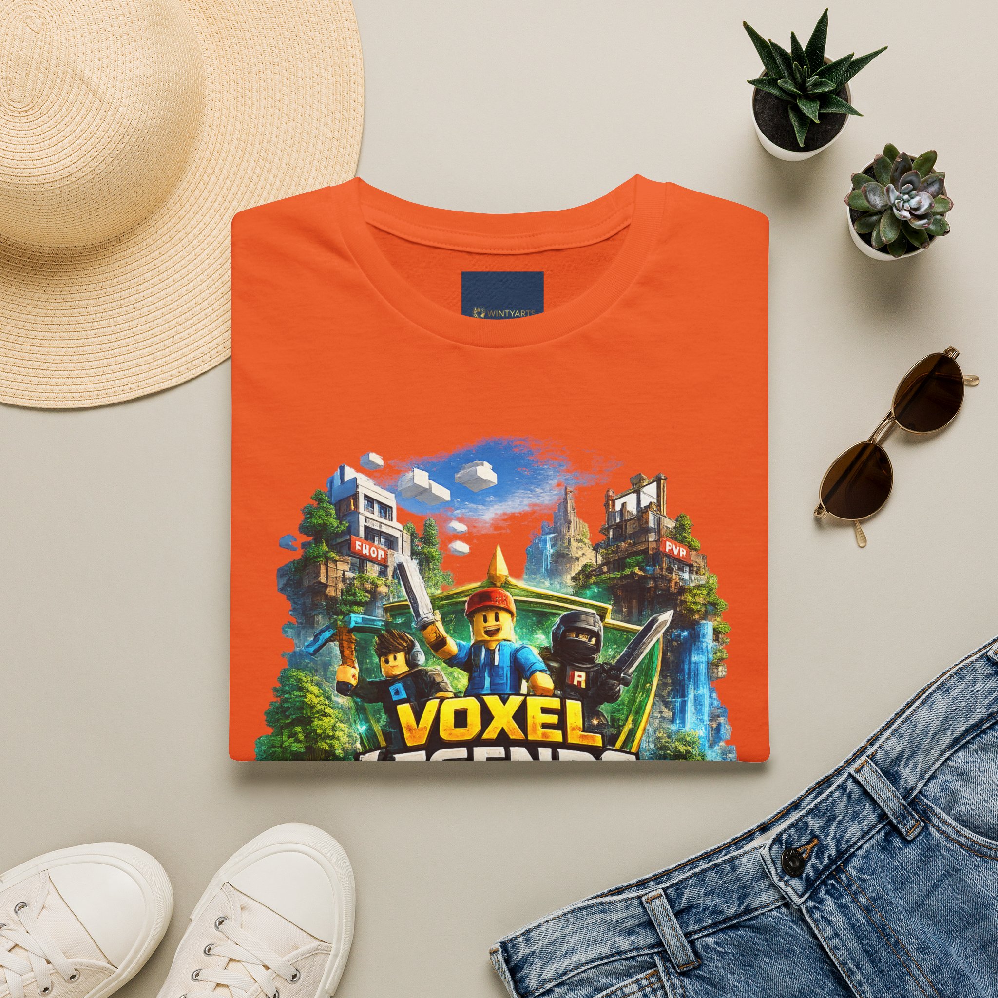 Voxel Legends T-Shirt — Block World Adventure - Image 18
