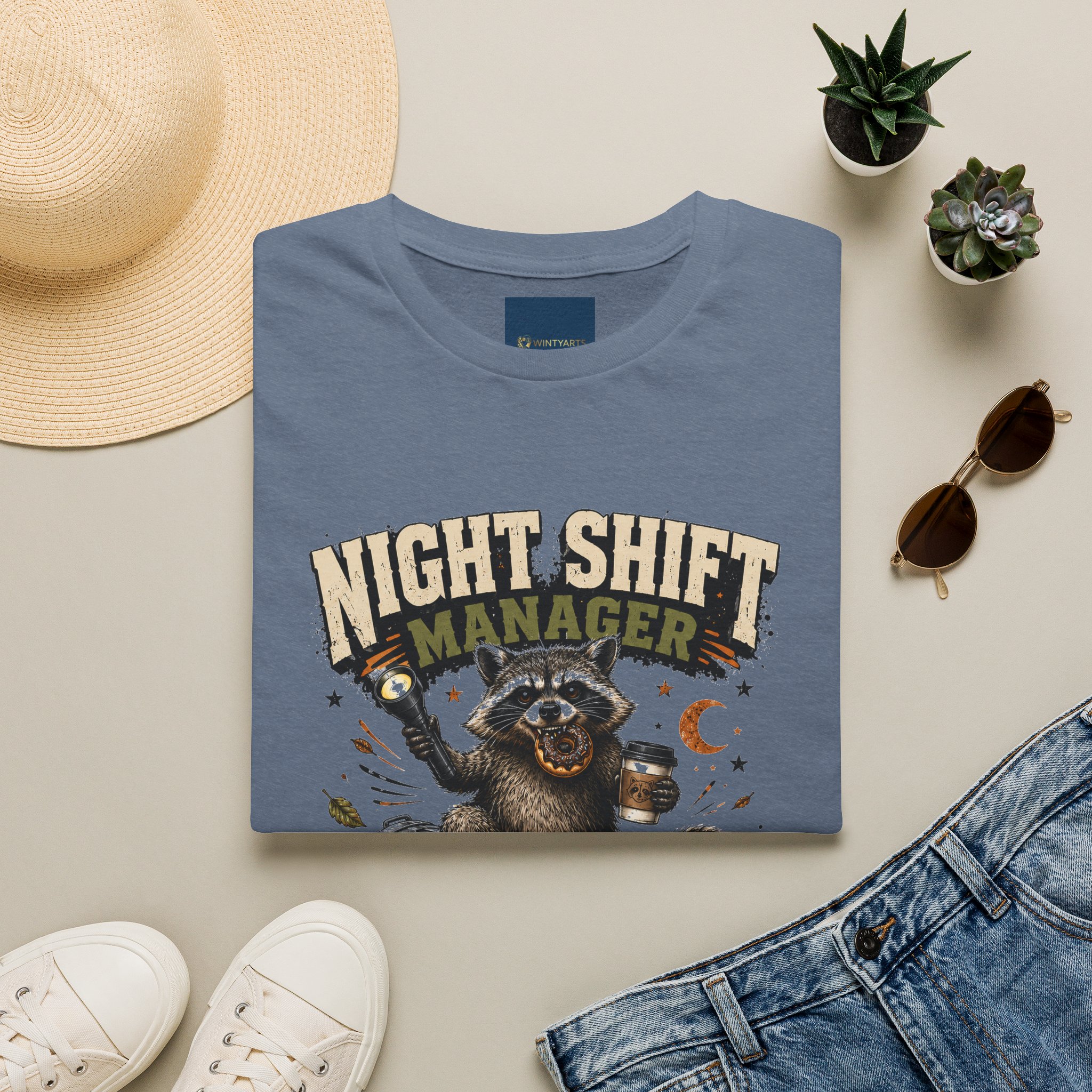 Night Shift Manager T-Shirt — Night shift manager quality control since 2 am - Image 15