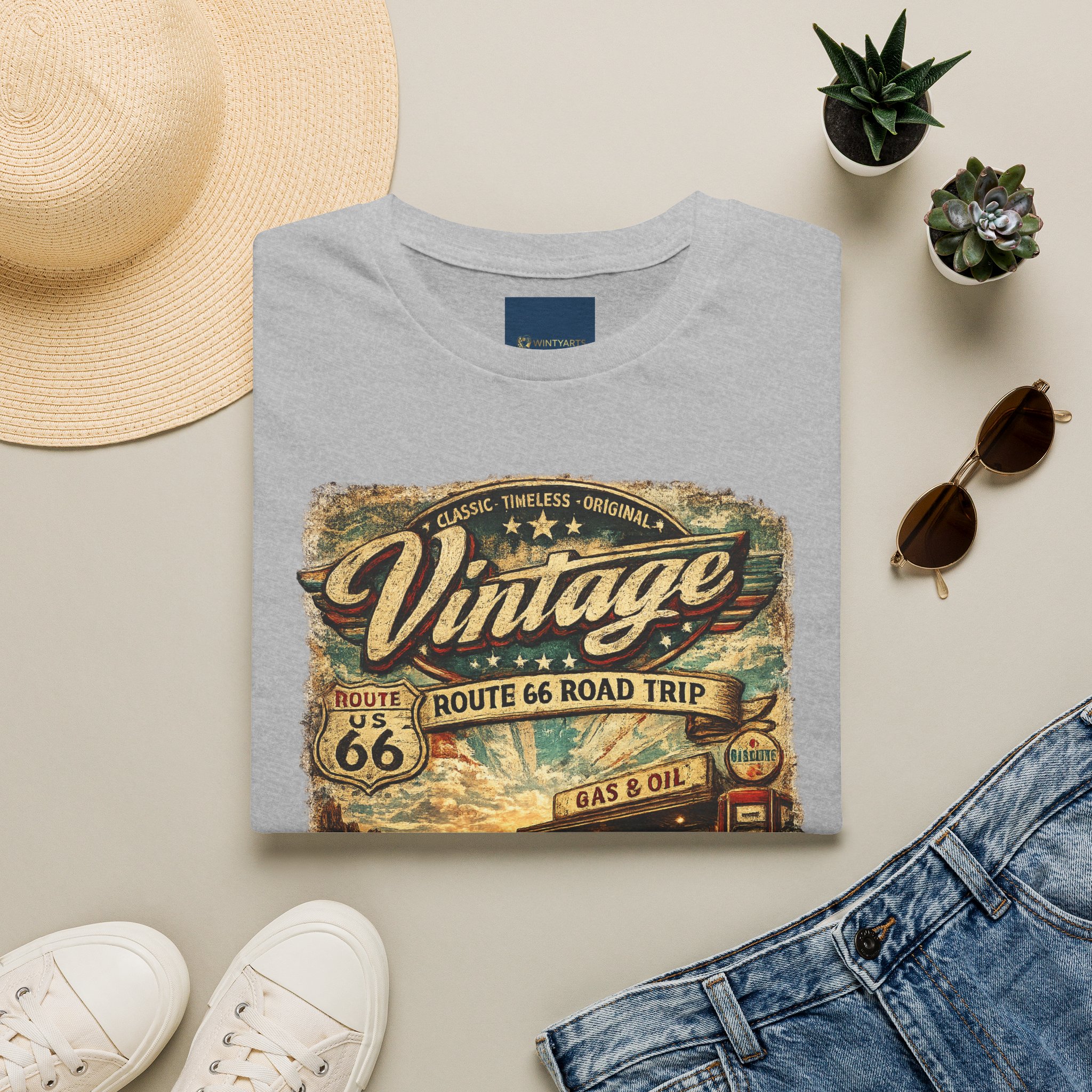 Route 66 T Shirt — Retro Route 66 Memories - Image 11