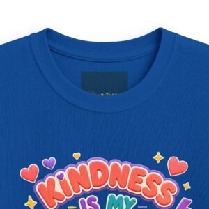 Kids Tee — "Kindness Is My Superpower" Cute Monster Graphic Shirt