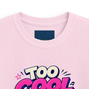 Kids Tee — "Too Cool For Normal" Purple Monster Graphic Shirt