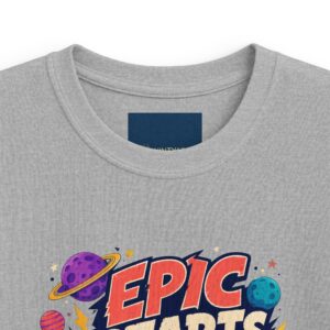 Kids Tee — "Epic Starts Here" Space Monster Graphic
