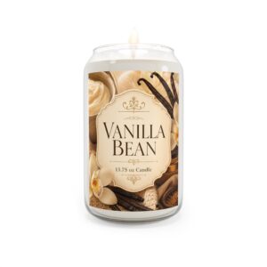 Vanilla Bean Soy Candle — 13.75 oz Scented Jar