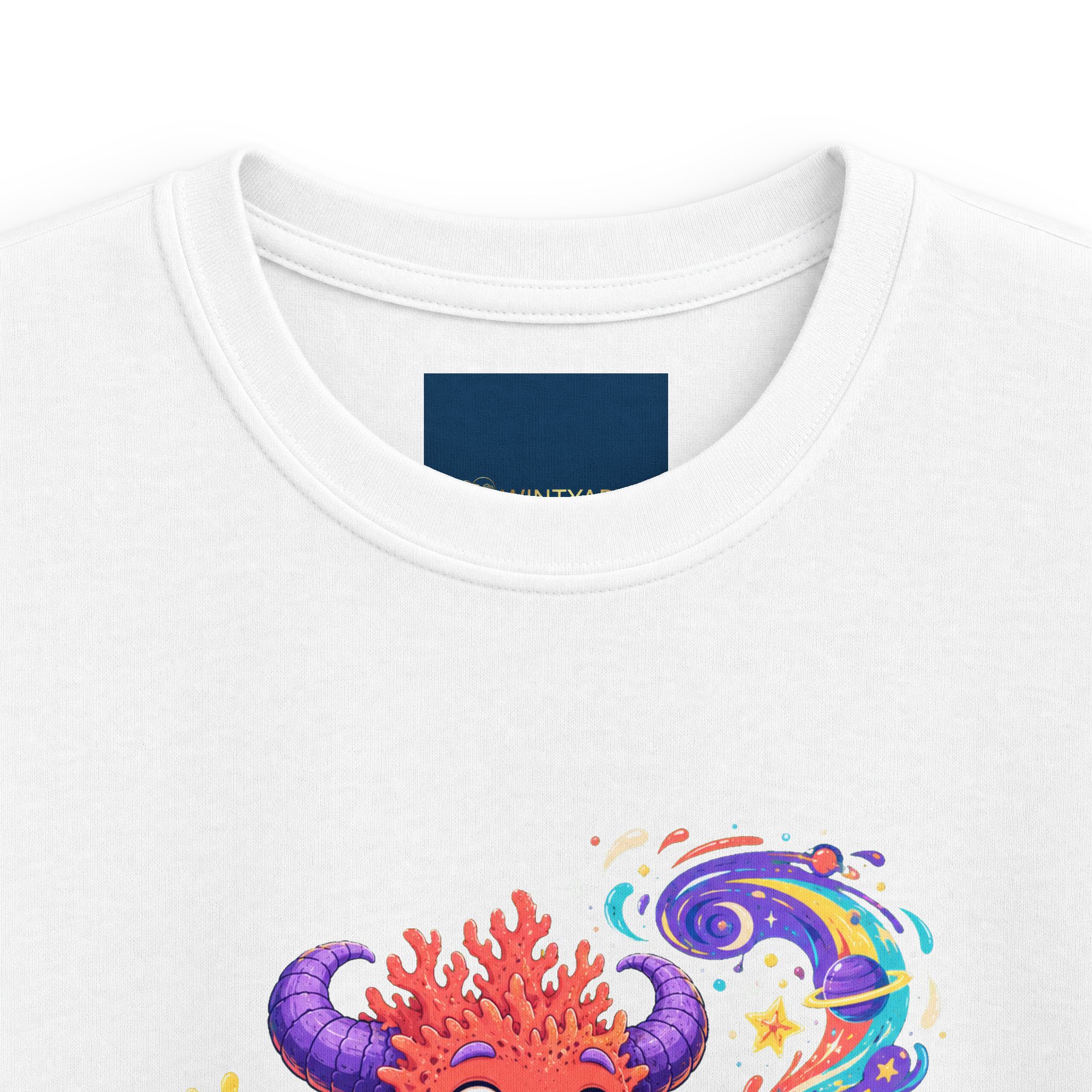 Kids Tee - "Create Your Own Magic" Cute Monster Magic Book Design - Image 13