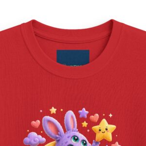 Kids Tee — "Be Brave Little Dreamer" Cute Bunny Moon Graphic